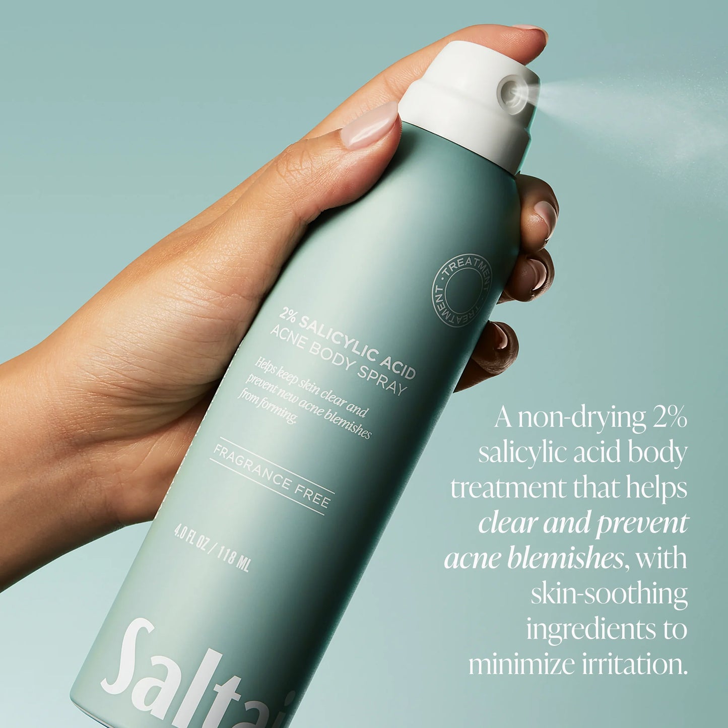 2% Salicylic Acid  Acne Body Spray