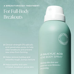 2% Salicylic Acid  Acne Body Spray